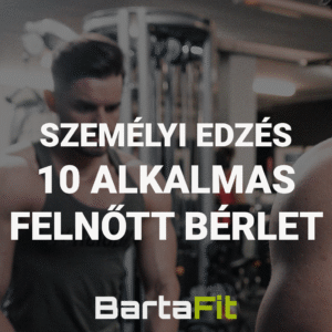 Személyi edzés Kiskunhalason - Felnőtt Bérlet 10 alkalmas