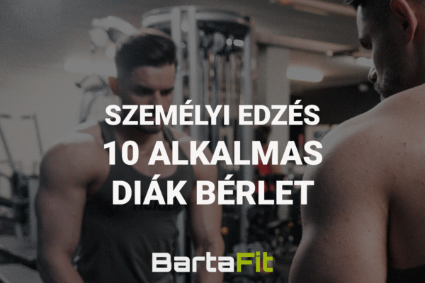 Személyi edzés Kiskunhalason - Diák Bérlet 10 alkalmas