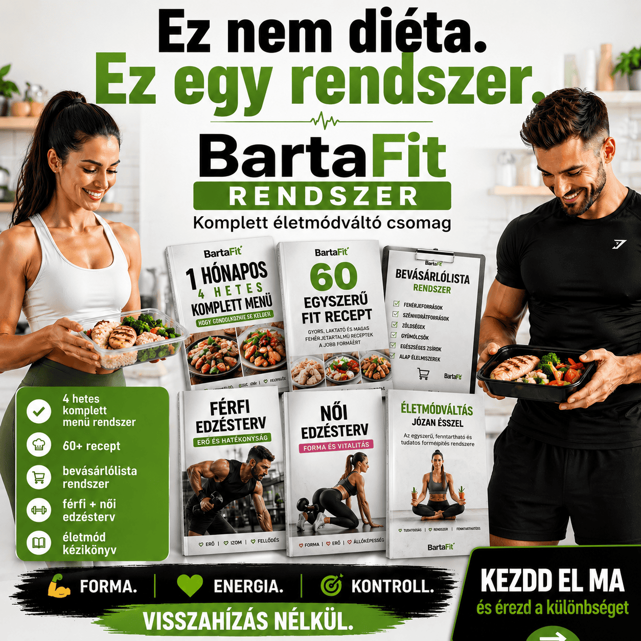 BartaFit Komplett Életmódváltó Csomag